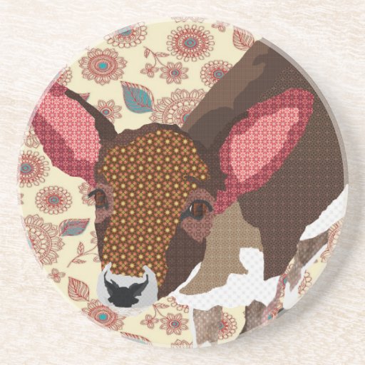 Gold Darling Deer  Coaster