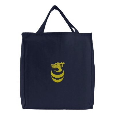 Gold Dragon Embroidered Bag