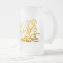 Gold Dragon Mug