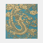 Gold Dragon on Till Leather Texture notepads