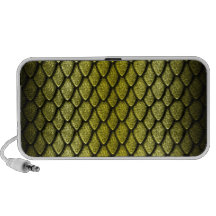 Gold Dragon Scales Travelling Speakers