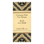 Gold Embossed Lace Rack Card Design