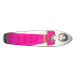 Gold Fleur De Lis Jane Austen Skateboard