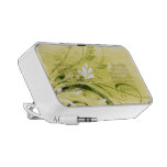 Gold Floral Grunge iPod Speaker
