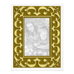 Gold Frame Photo Template Personalised Invitation