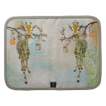 Gold Giraffes Cherry Blossom Twilight  Planner/  R