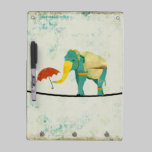 Gold Graceful Elephant Dry Erase Board dry erase boards