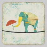 Gold Graceful Elephant Sticker stickers