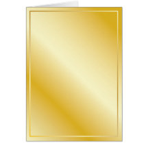 Gold Greeting Card