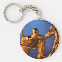 GOLD HOCKEY GOALIE KEY CHAIN