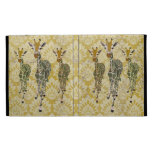 Gold & Jade Giraffes Caseable Case iPad Folio Covers