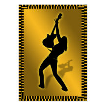 "Gold Majestic" Chubby Card Business Card Templates
