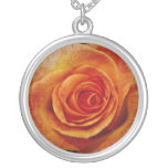 Gold Medal Grandiflora Rose 'Aroyqueli' White flow Necklaces