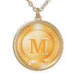 Gold Medal of Honour Personalized Necklace