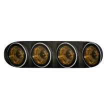 Gold Ones Custom Skate Board