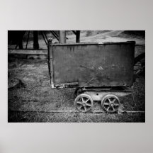 Gold Ore Cart Posters