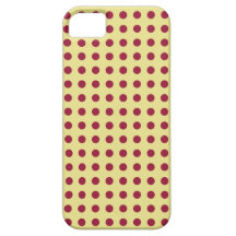 Gold Polka Dot Barely There™ Case iPhone 5 Cover