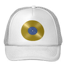 Gold Record with Blue Label Mesh Hats