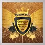 Gold Romans 8:14, Sons of God Posters