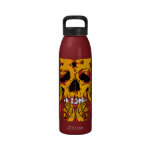 Gold skull drinking bottle