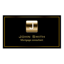 Gold Stamp Mortgage Agent Business Card