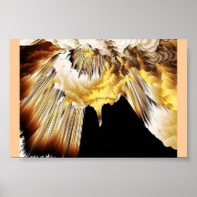 Gold Super Nova Posters