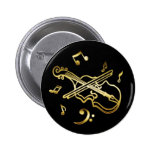 GOLD VIOLIN PINS