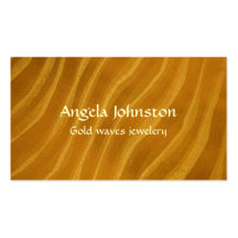 gold waves business card