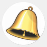 Gold Wedding Bell Stickers