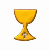 Golden "3-D" Chalice Cut Out