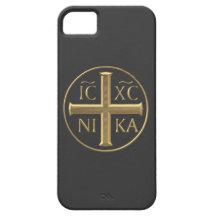 Golden "3-D" Jesus Christ: Conquers iPhone 5 Case