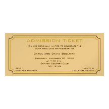 Golden Anniversary Invitations