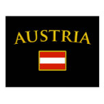 Golden Austria Post Card