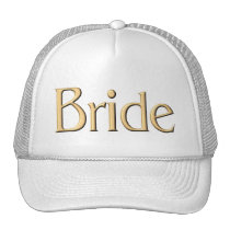 Golden Bride hat hats