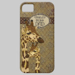 Golden Bronze Giraffes Best Dad  iPhone Case casemate cases