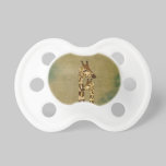 Golden Bronze Giraffes Pacifier pacifiers