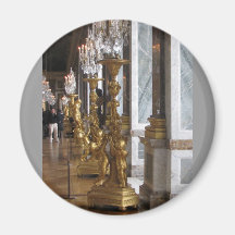 Golden Candelabras, Chateau de Versailles Fridge Magnet