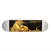 golden cat skateboard, Golden Cat