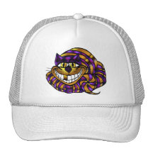 Golden Cheshire Cat Cap Trucker Hats