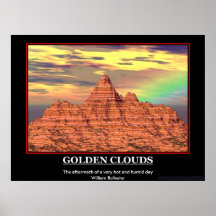 Golden Clouds Print