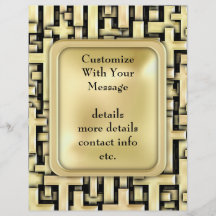 Golden Crosses Flyer Design