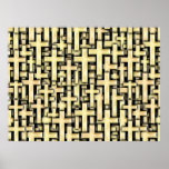 Golden Crosses Poster