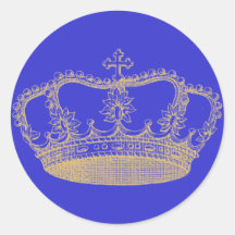 Golden Crown Sticker