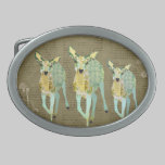 Golden Dearest Deer  Belt Buckle belt buckles