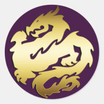 GOLDEN DRAGON STICKER