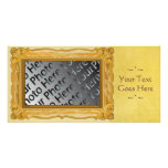 Golden Frame Photo Card