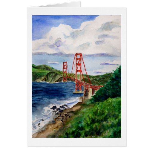 Golden Gate Bridge Greeting Card