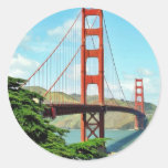 Golden Gate Bridge In San Francisco Stickers