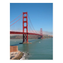 Golden Gate Bridge - San Francisco, CA Post Card