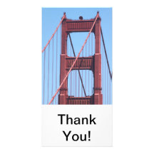 Golden Gate Customized Photo Card